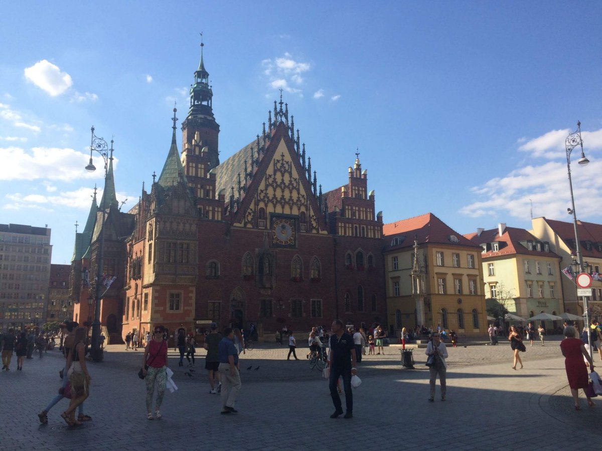 Náměstí ve Wroclavi