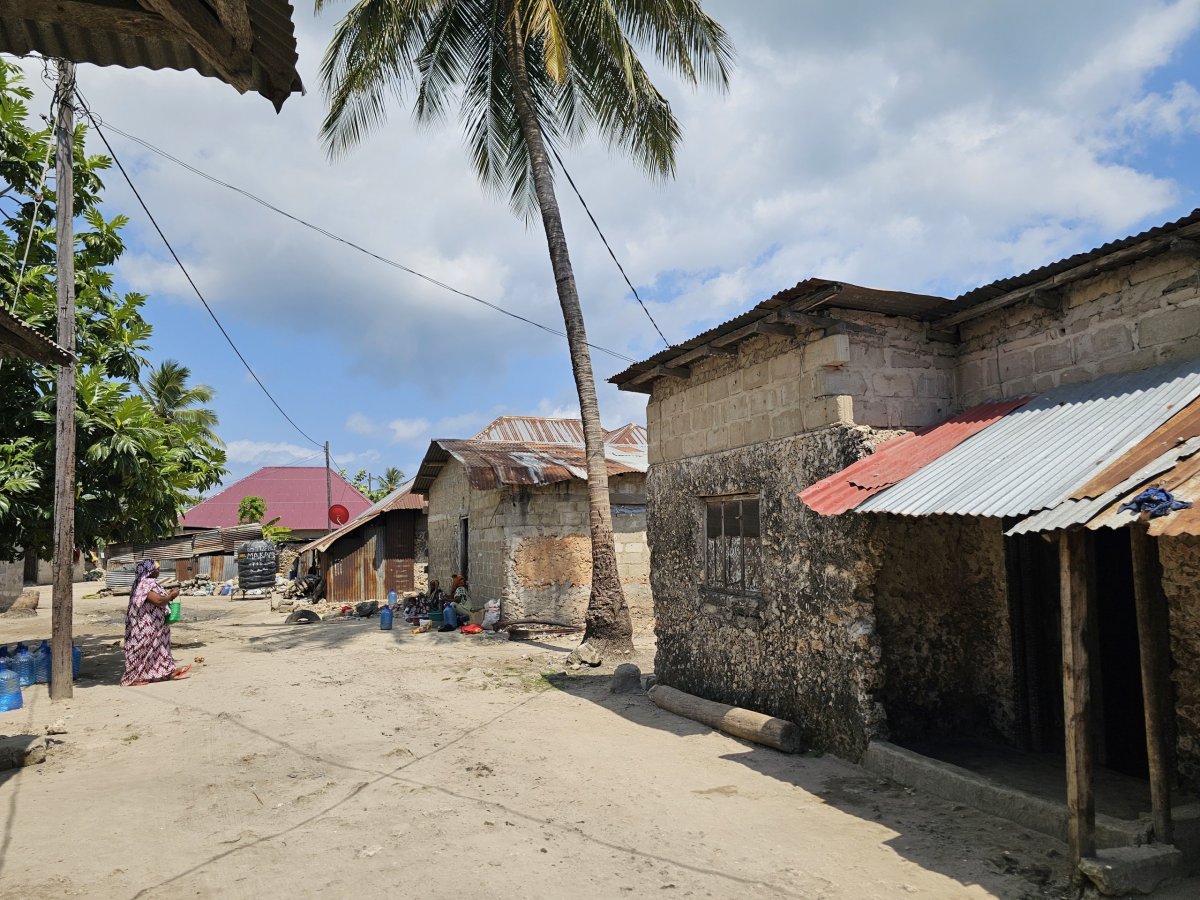 Nungwi, obytná část