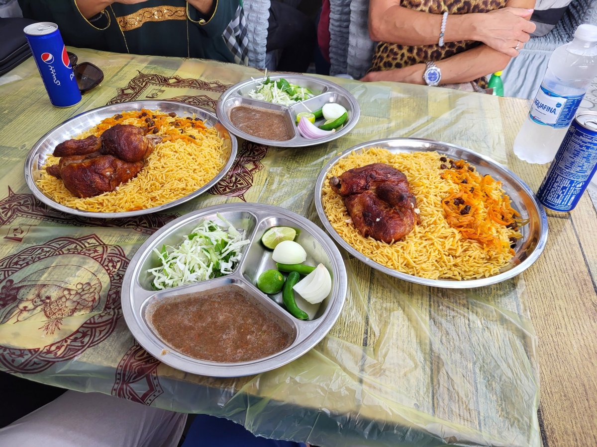 Grilované kuře v Jeddahu