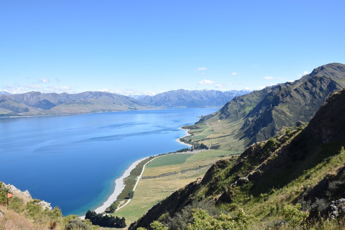 Jezero Hawea, Otago, Nový Zéland