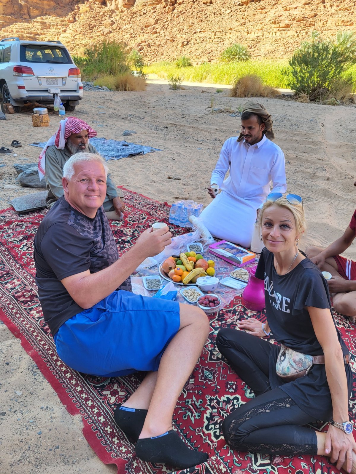 Piknik s místními turisty