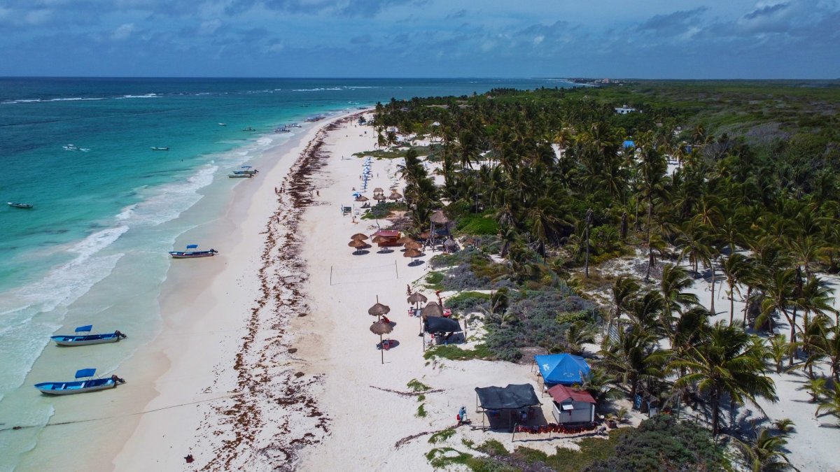 Jihozápadní strana pláže