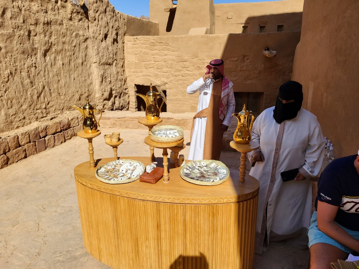 Občerstvení na začátku cesty