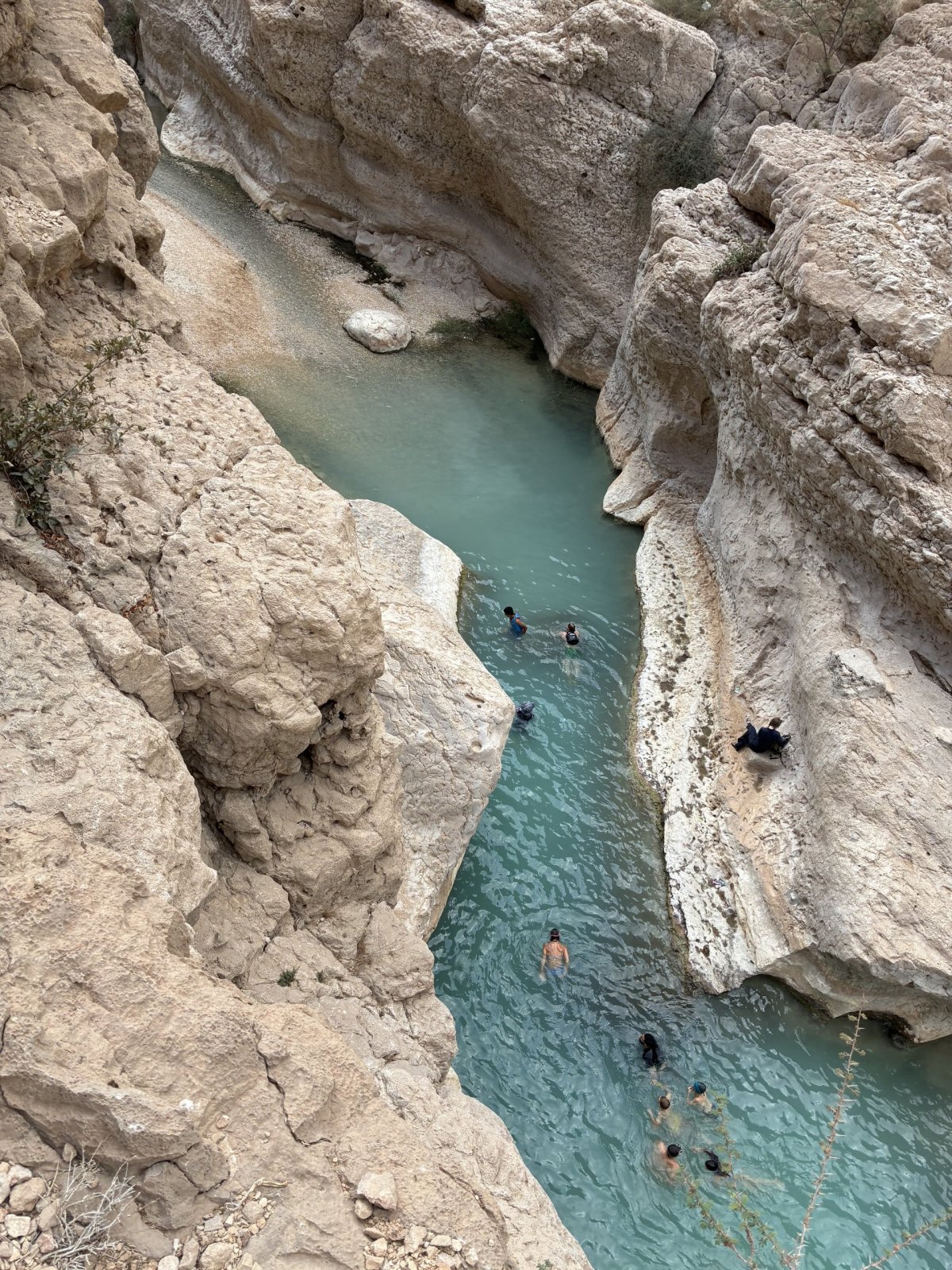 Wadi Shab - poslední jezírko