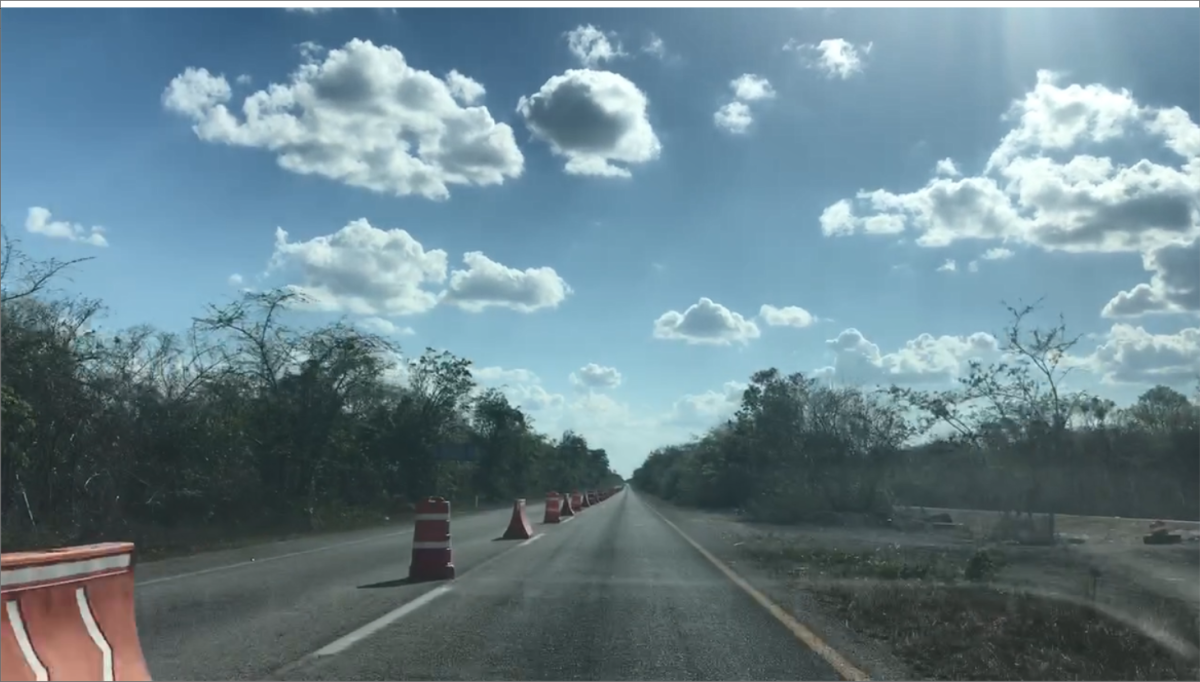 Běžná dálnice v Mexiku