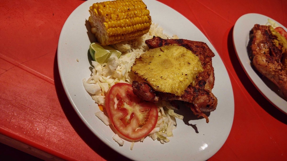 Kuře s rýží a ananasem