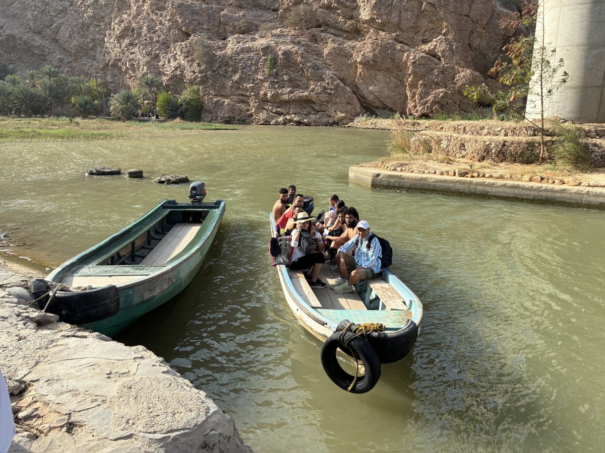 Přívoz ve Wadi Shab