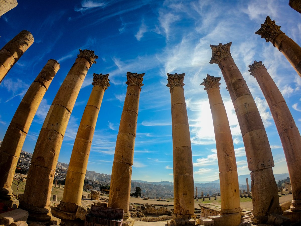 Ruiny města Džeraš