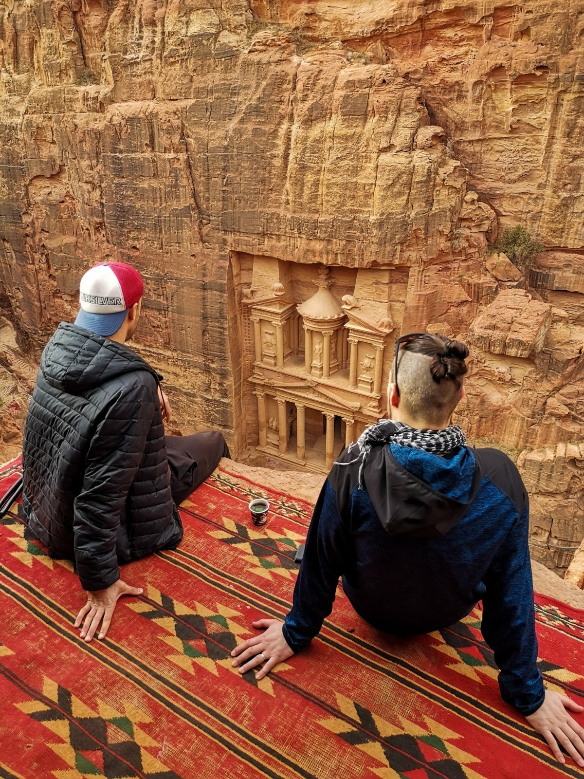 Pokladnice - nejznámnější památka Petry