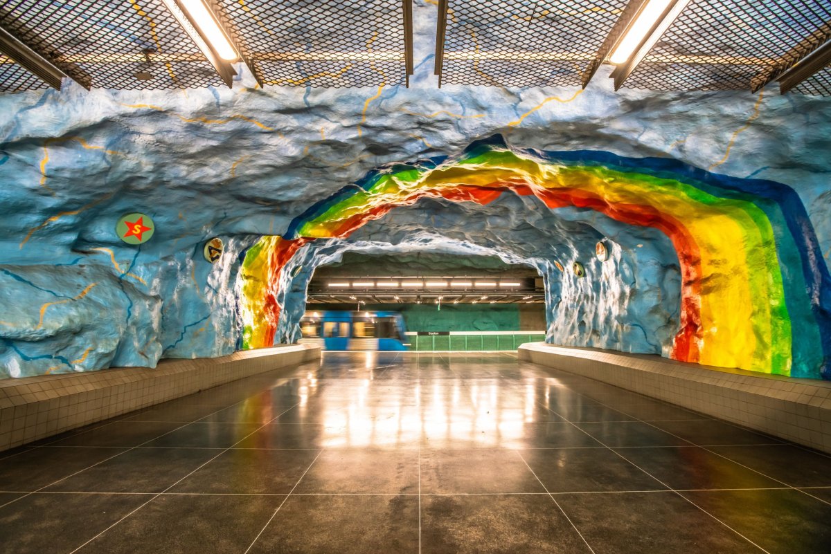 Umělecké metro ve Stockholmu