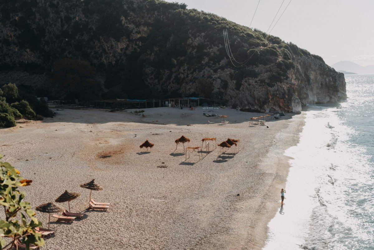 Gjipe beach