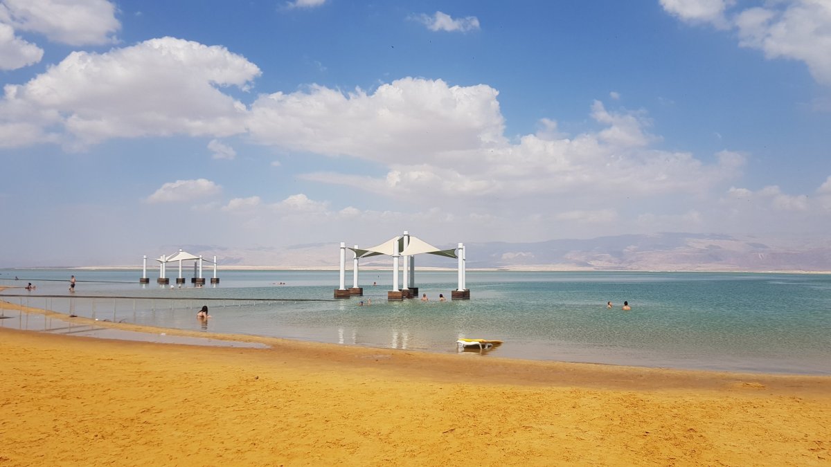 Na břehu Mrtvého moře
