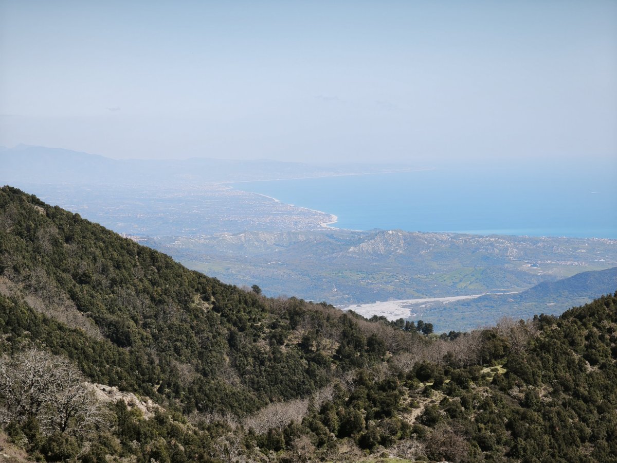 Pobřeží směrem na východ