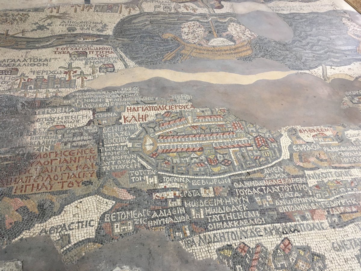 Mozaika - mapa Palestiny
