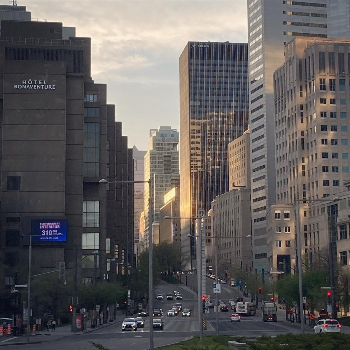 Mrakodrapy v centru u hlavního nádraží