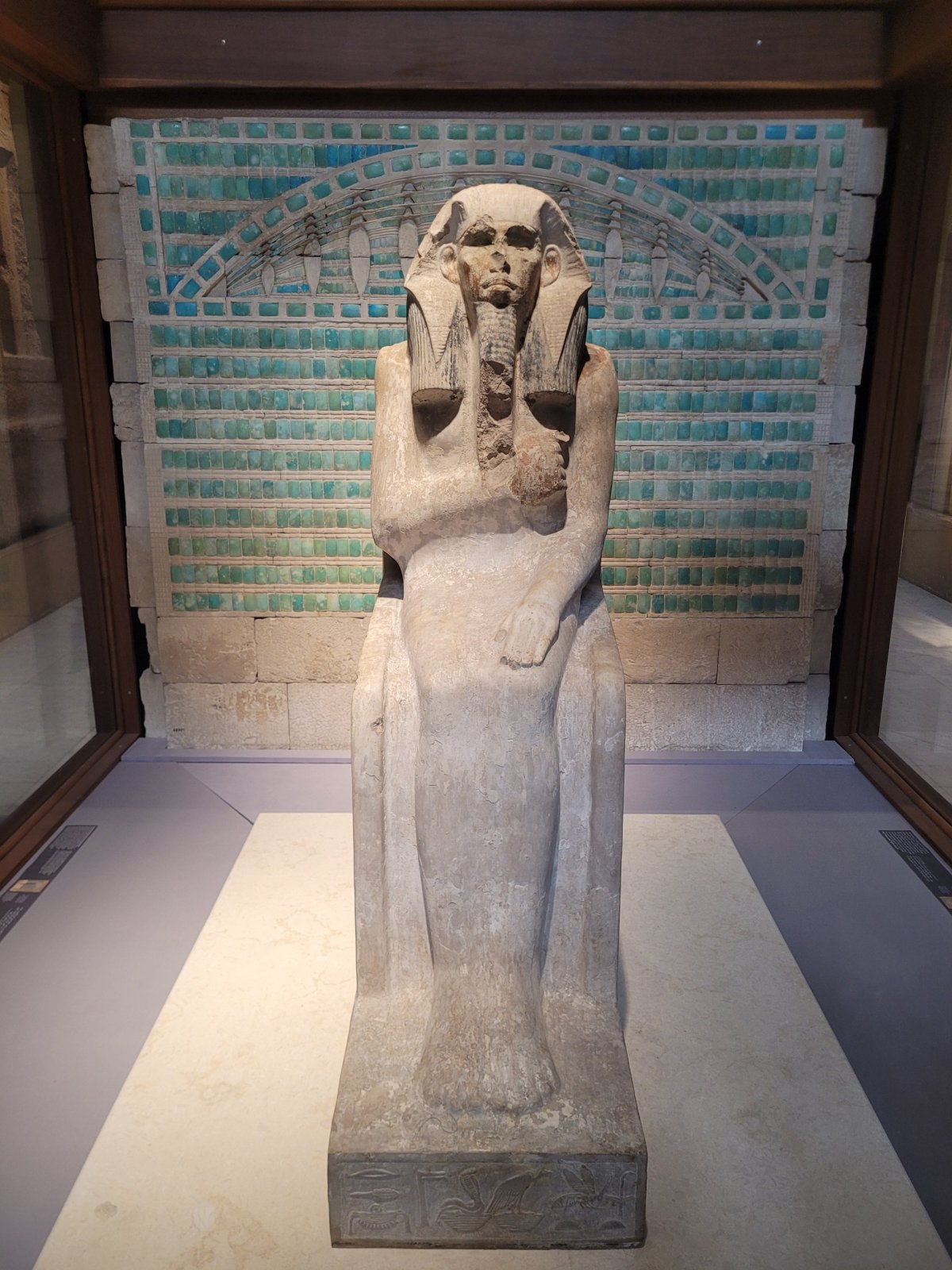 Socha Džosera v Egyptském muzeu