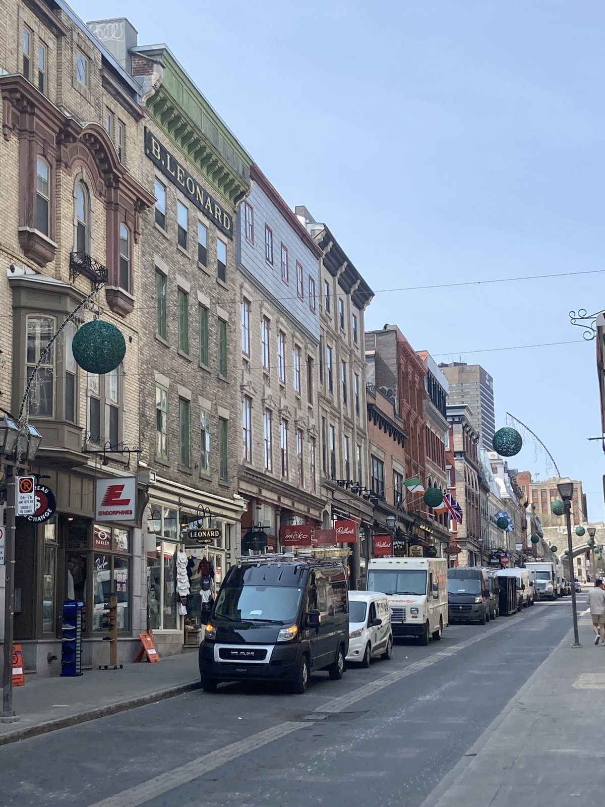 Ulice v centru Québecu
