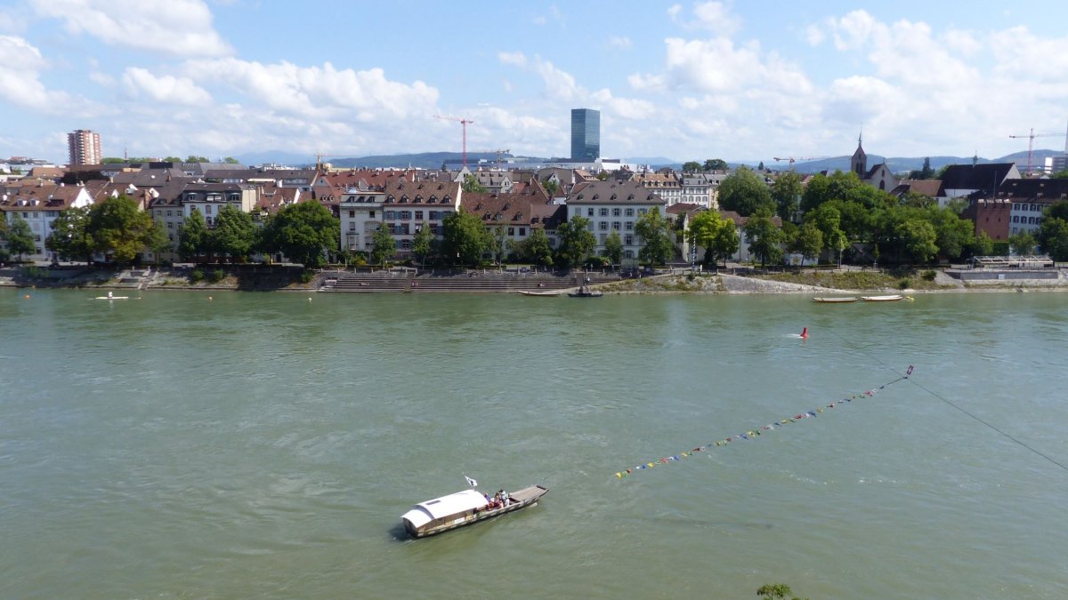 Výhled na Rýn od katedrály