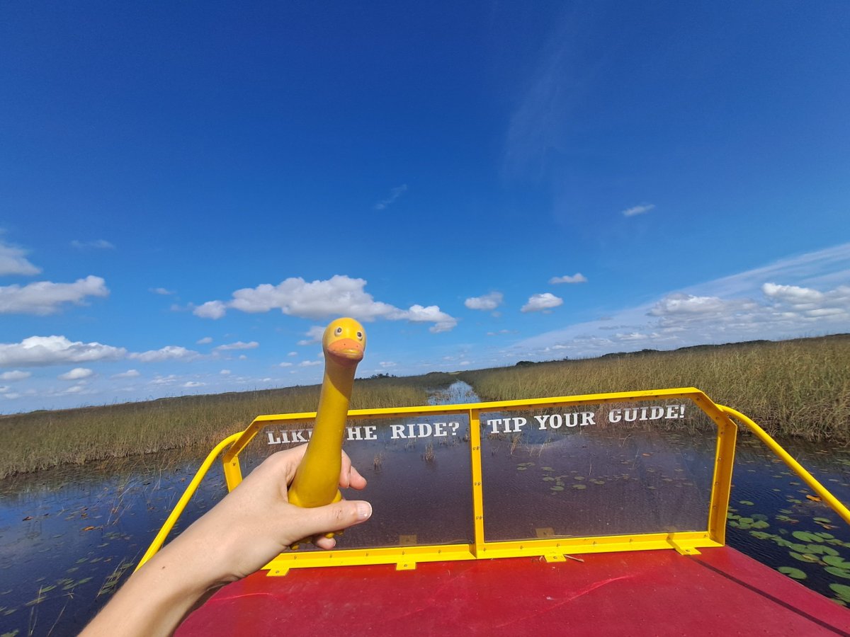 Projížďka airboatem