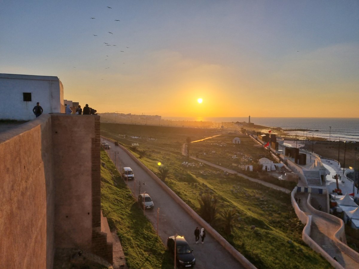 Západ slunce v Rabatu