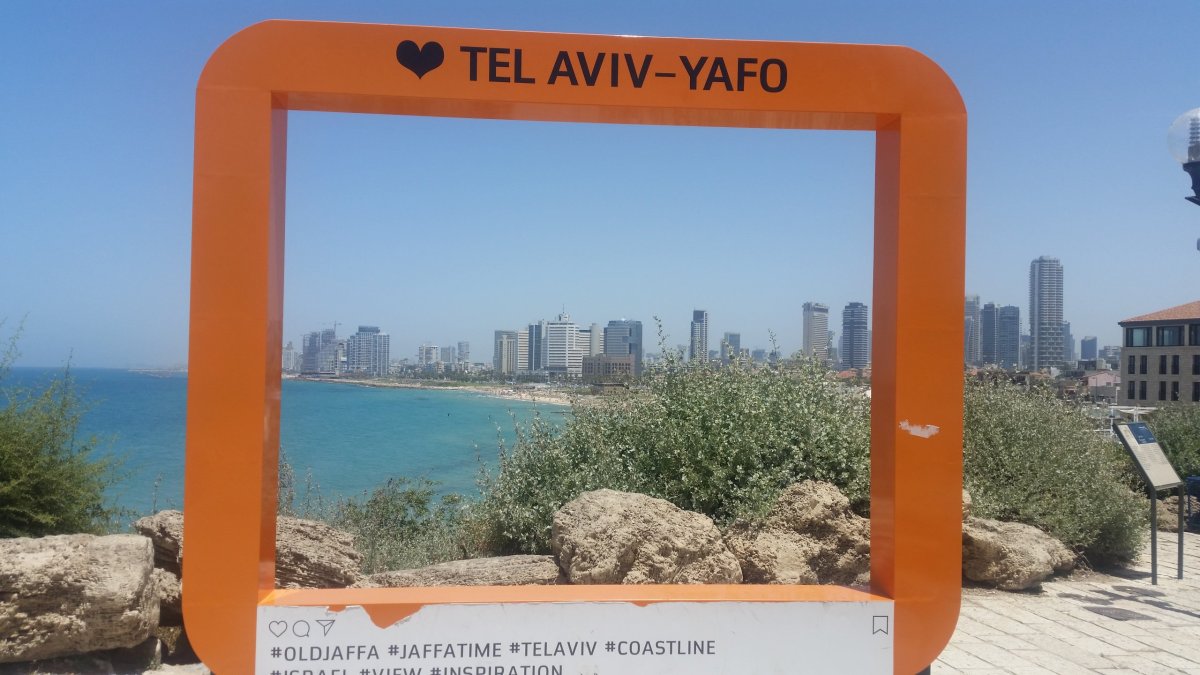 Pohled na Tel Aviv z Jaffy