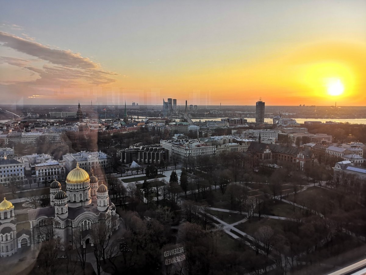 Výhled ze Skyline baru