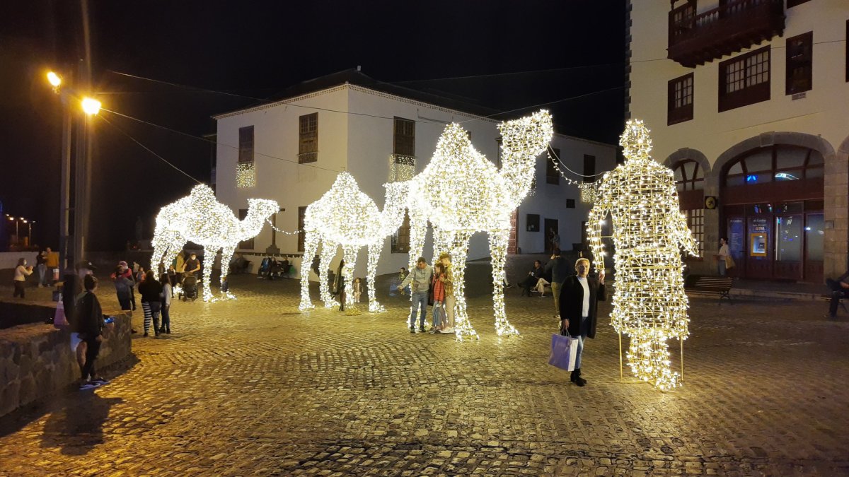 Večerní Puerto de la Cruz