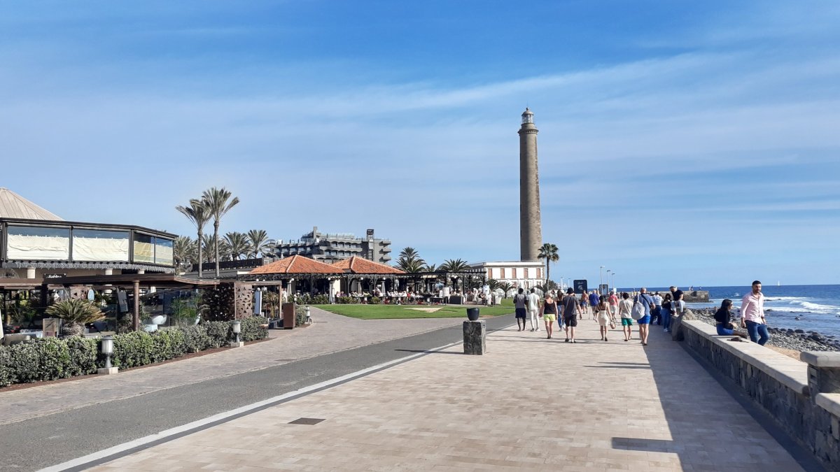 Promenáda v Maspalomas