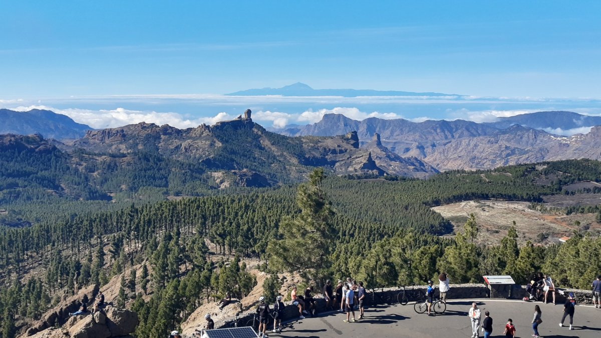 Výhled ze střechy ostrova