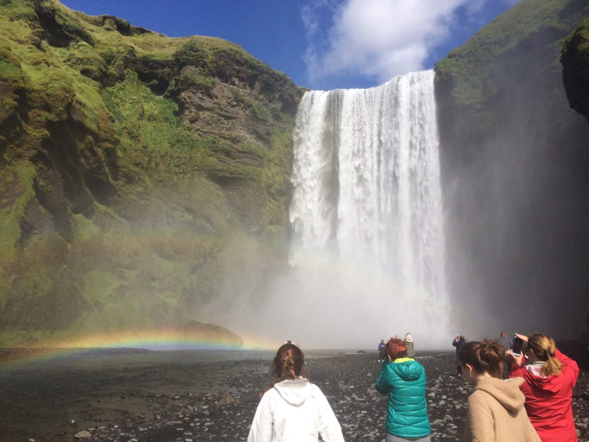 Obrovský Skógafoss