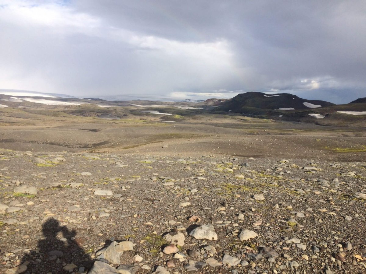 Výhled nedaleko od kempu