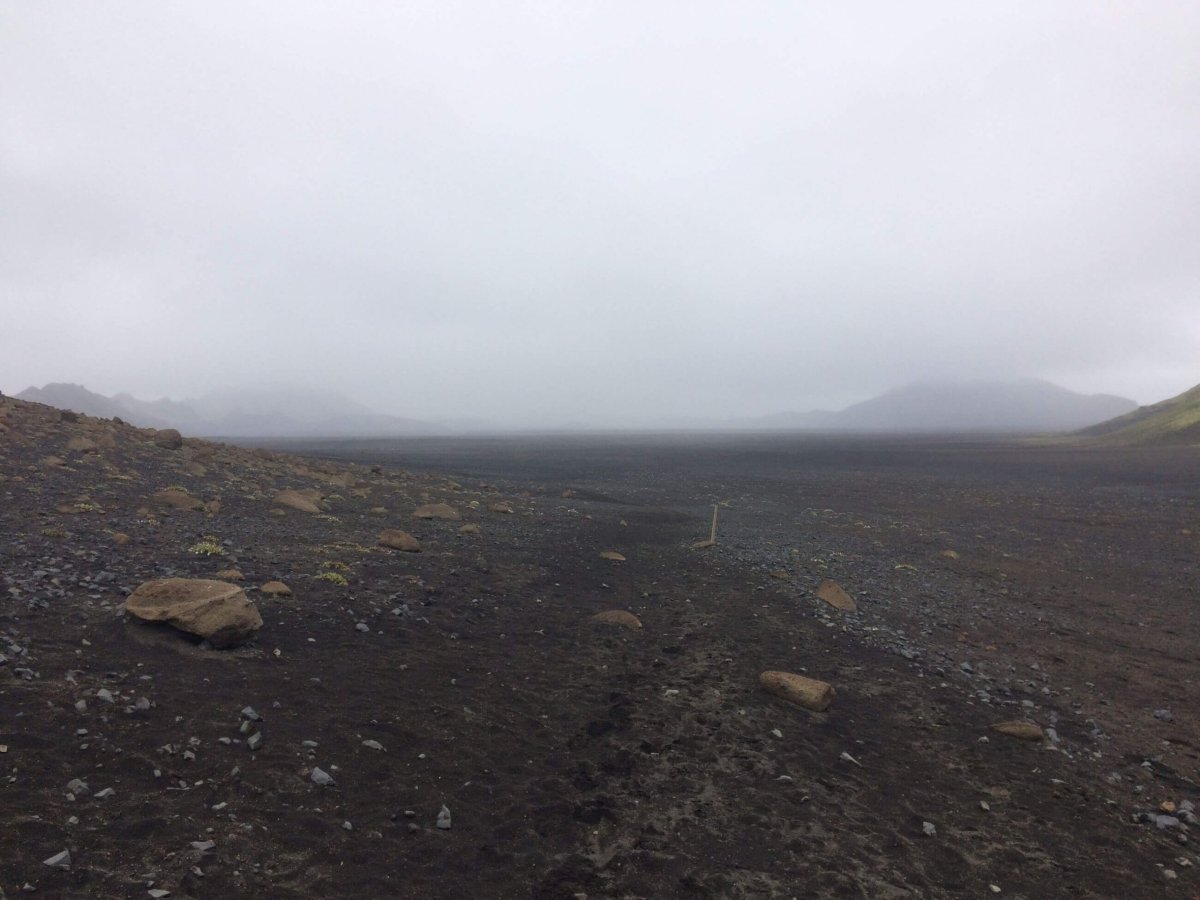 Dešťová stěna přede mnou