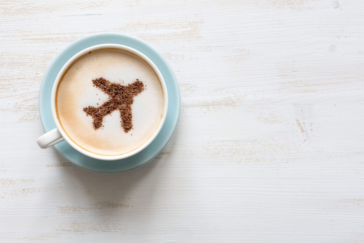 Káva na letišti