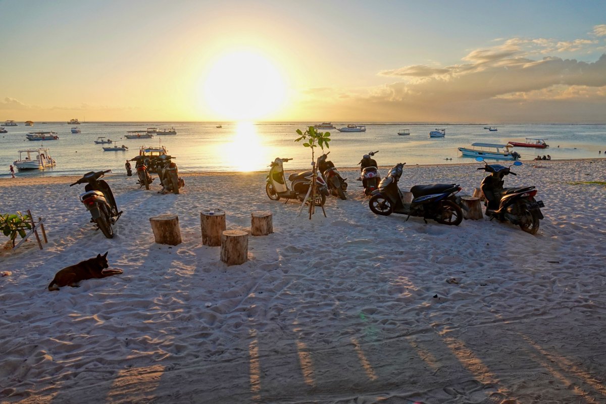 pláž na Nusa Lembongan