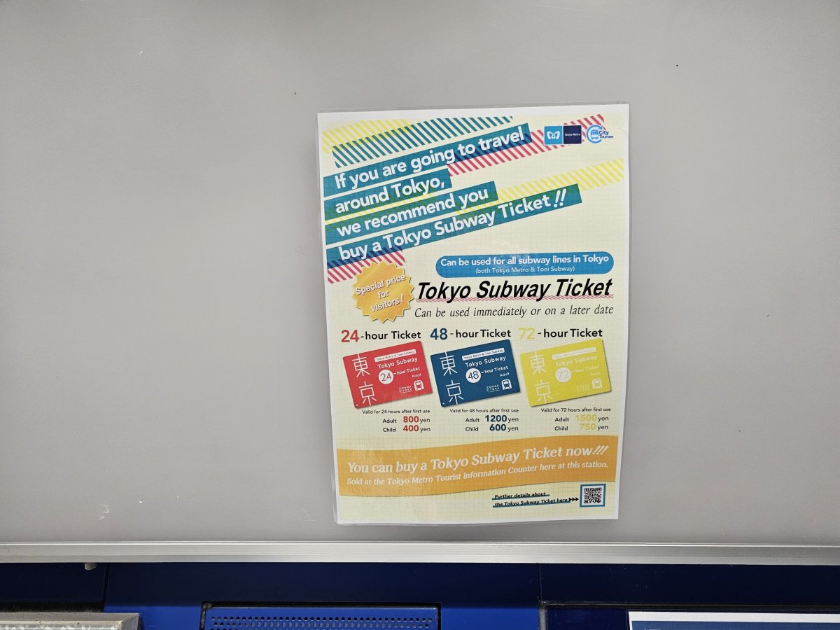 Celodenní a vícedenní jízdenky na metro