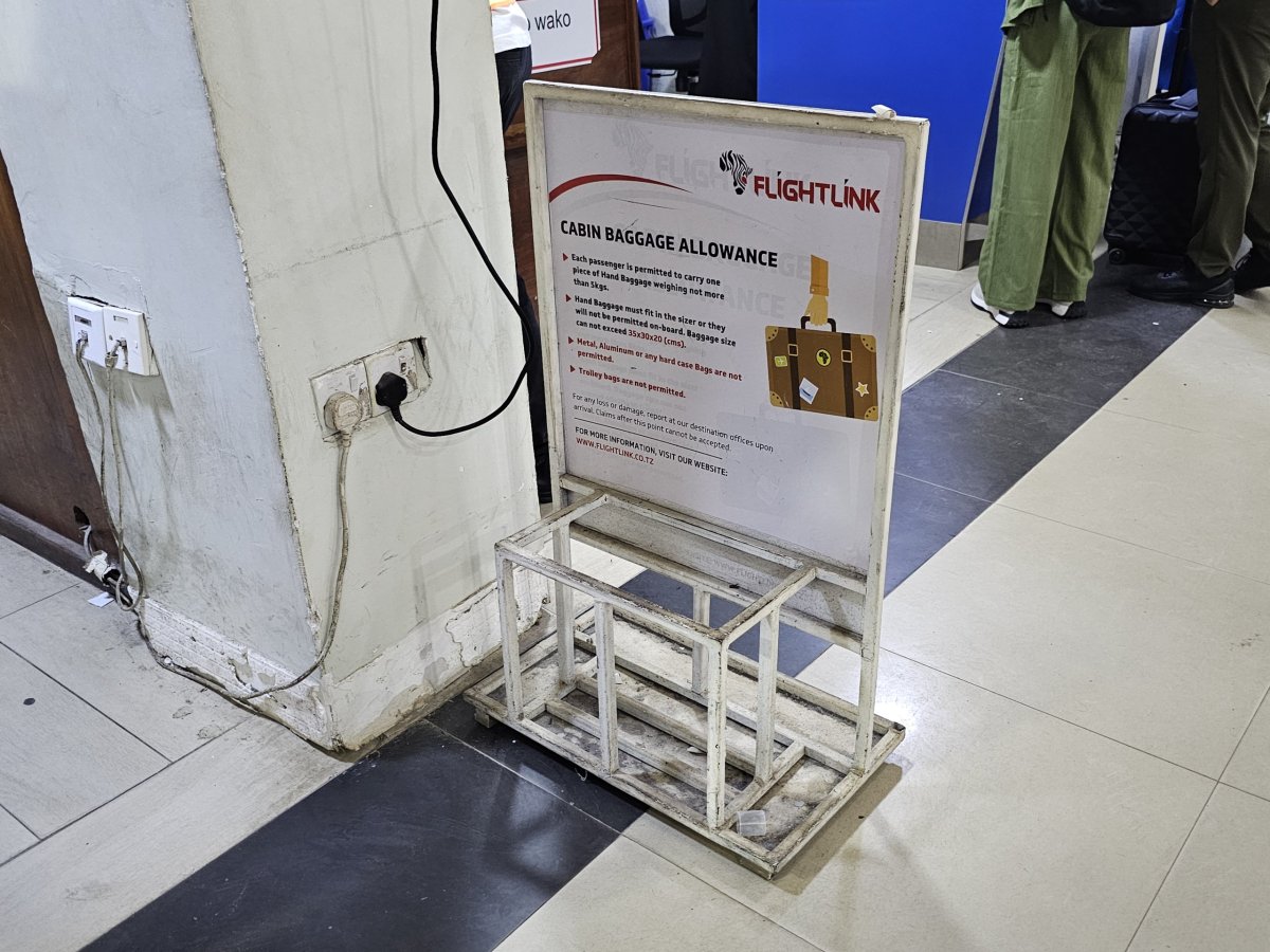 Šablona na příruční zavazadlo