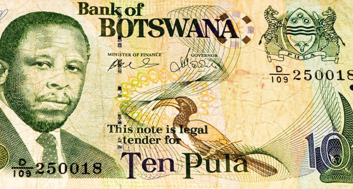 Botswanské peníze