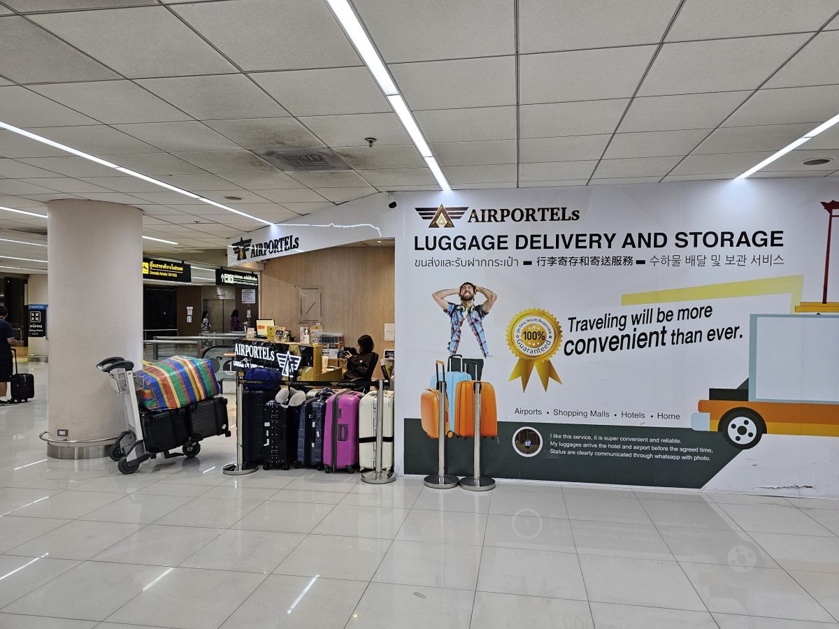 Úschovna zavazadel, letiště DMK