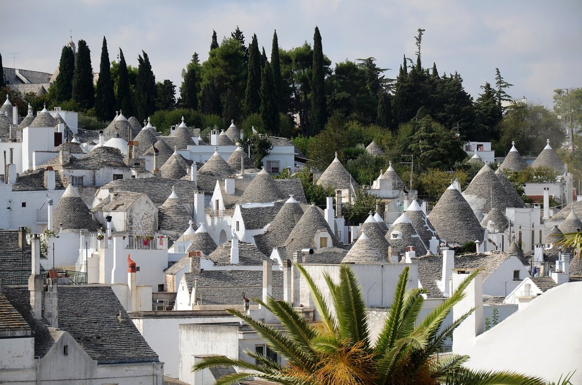 Pohled na Alberobello