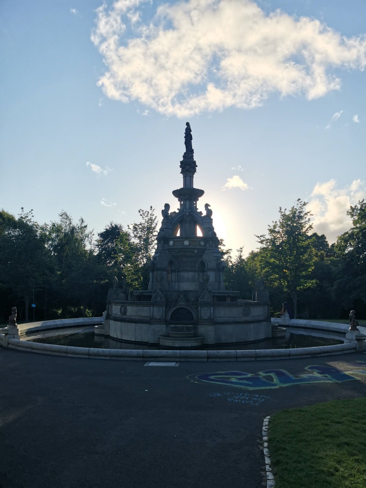 Park za vlády zlaté hodinky
