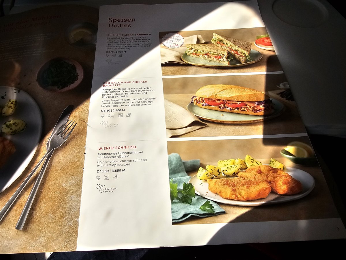 Nabídka placeného občerstvení