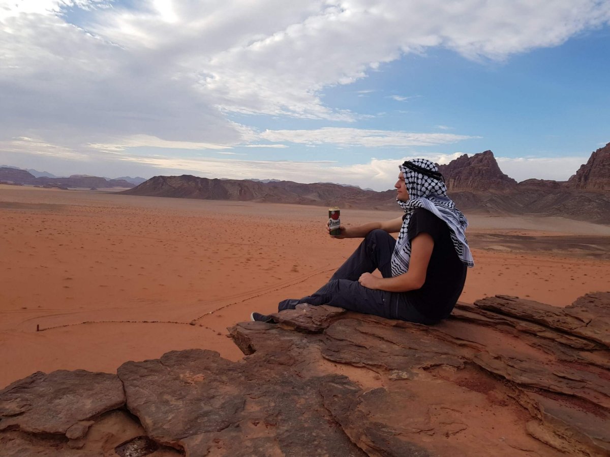 Speciálně kvůli tomuto momentu jsem kupoval zásoby ještě v ČR na letišti