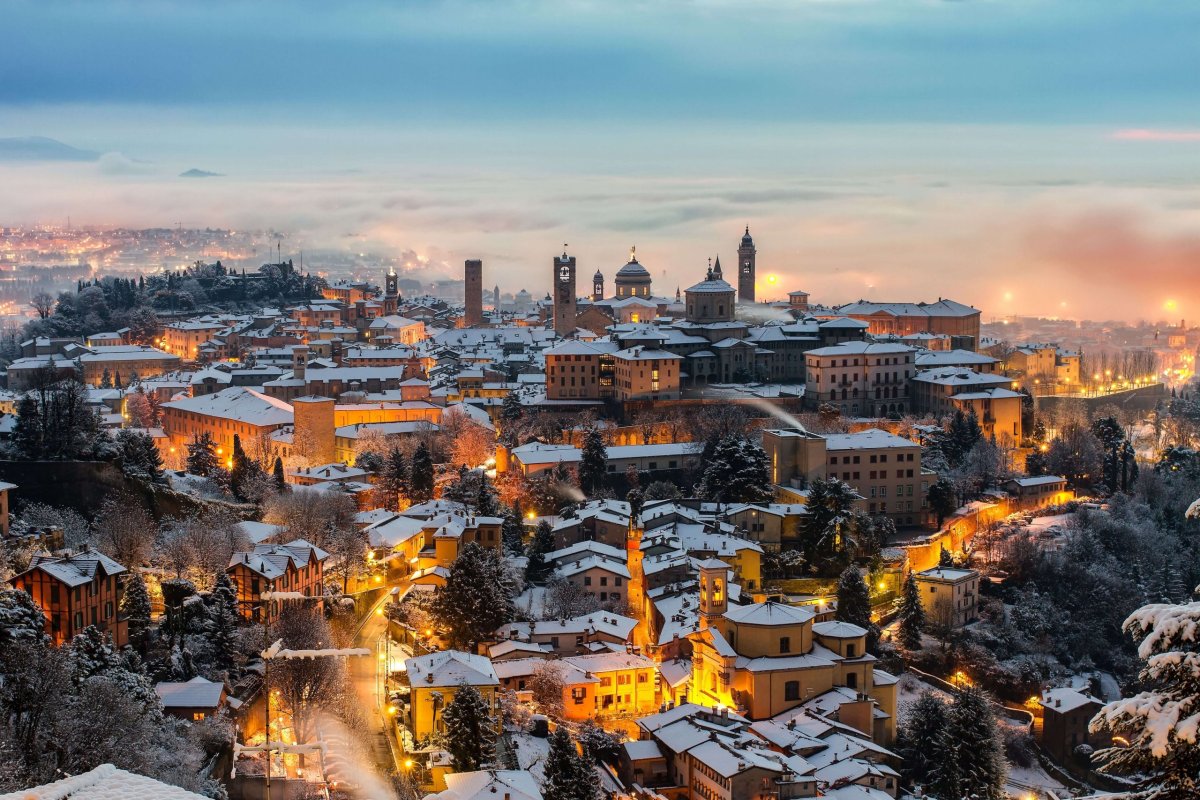 Zimní Bergamo