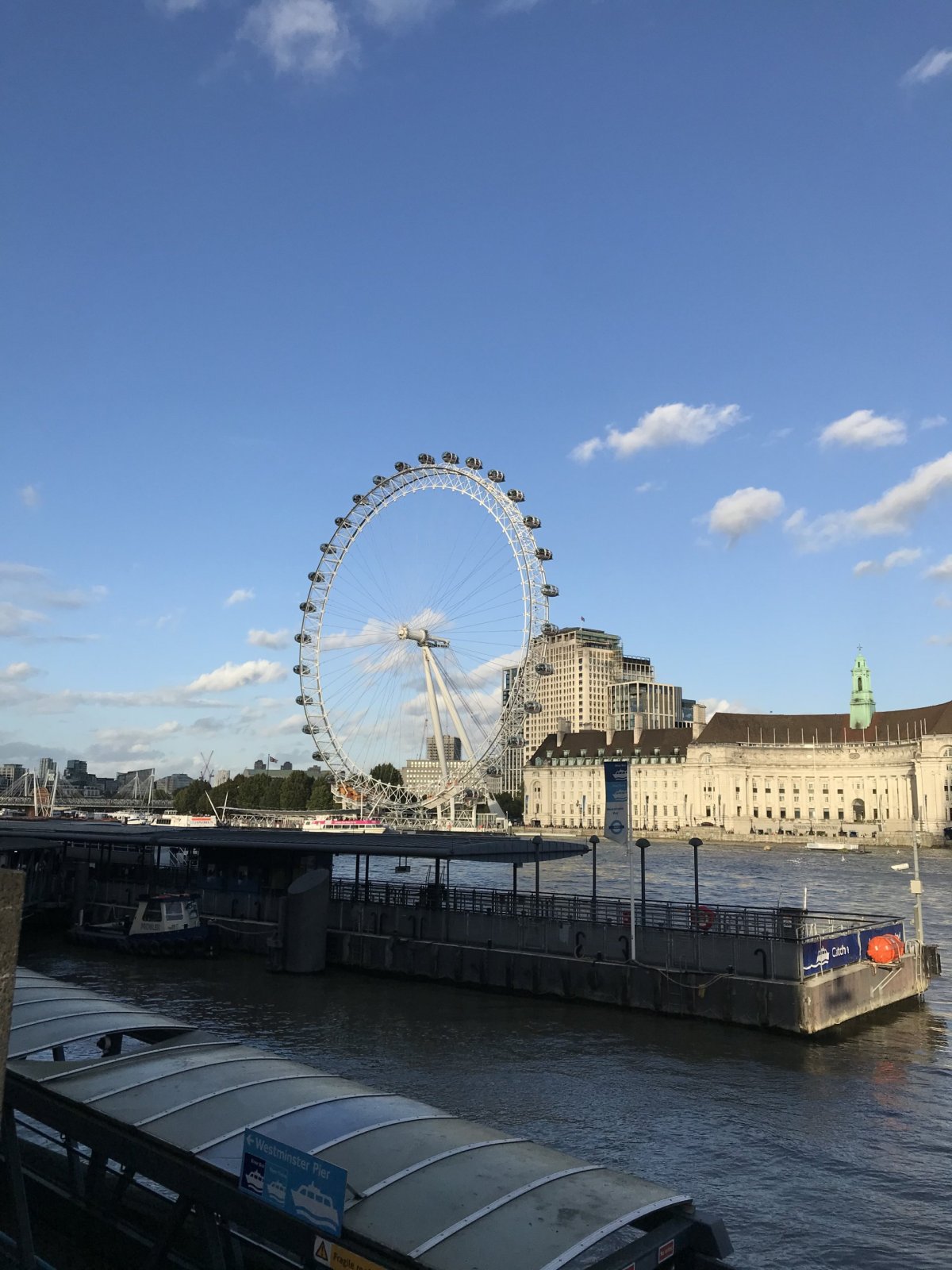 Kýčovitá fotka London Eye