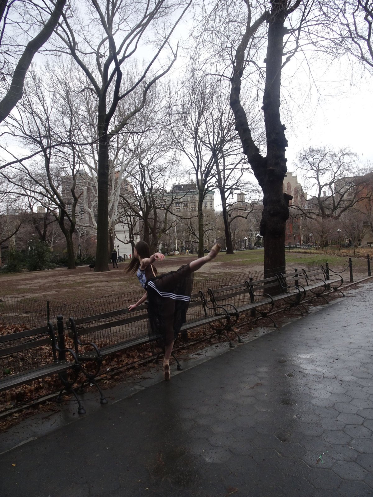 Baletka v parku