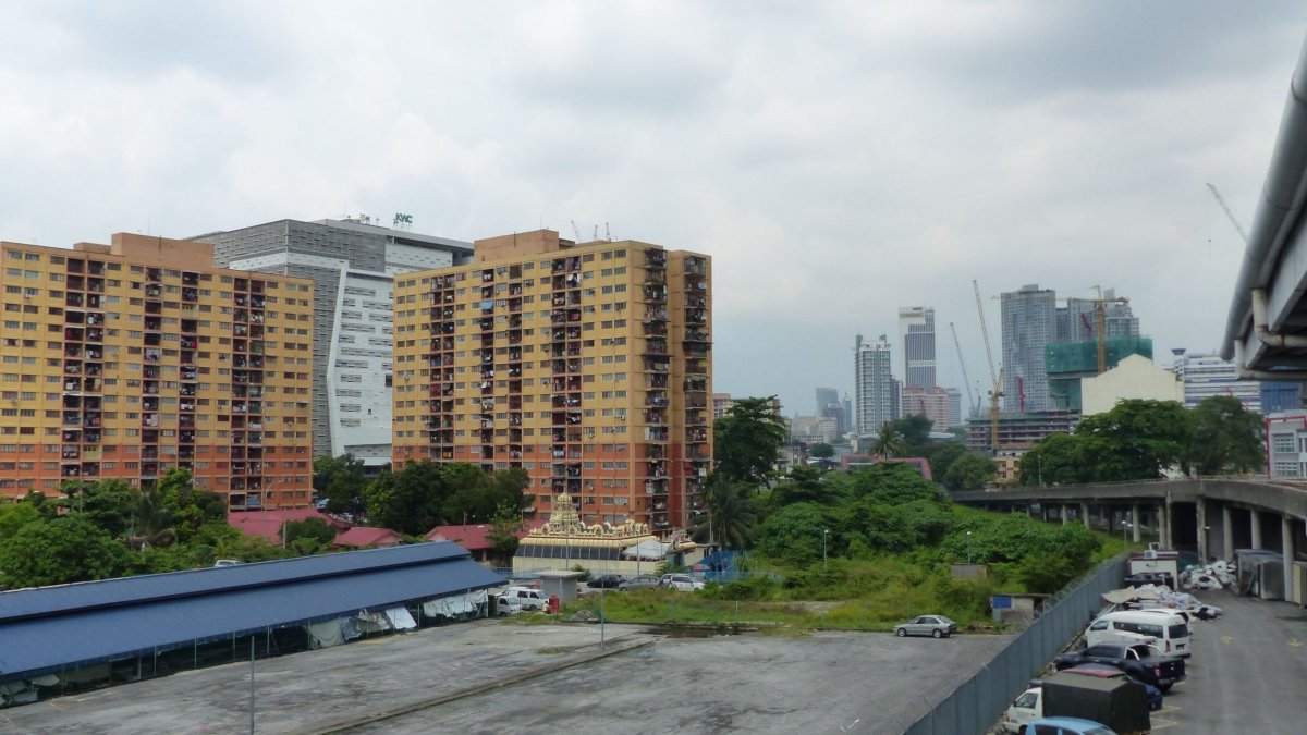 Výhled z hotelového pokoje