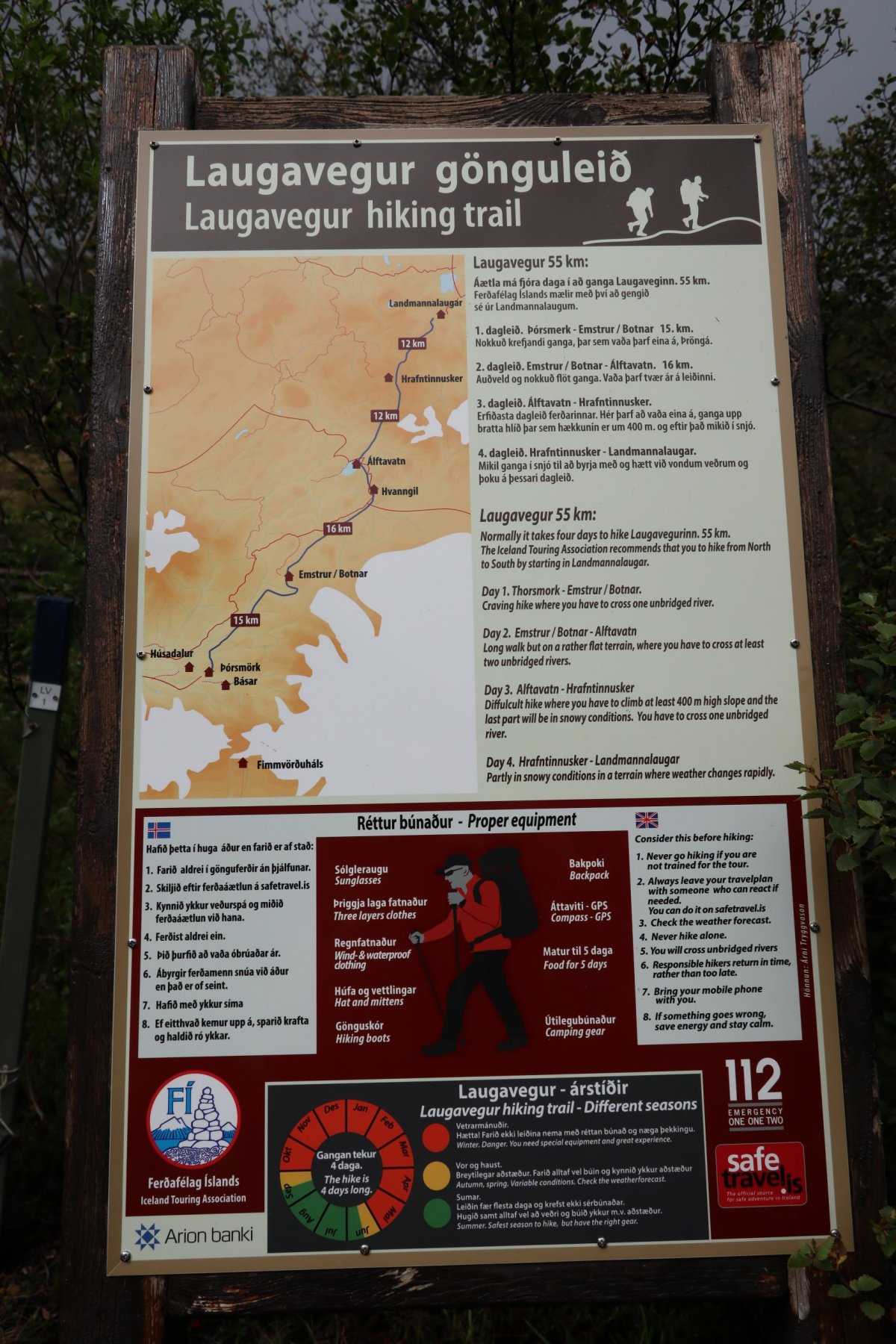 Cedule - Laugavegur Trail
