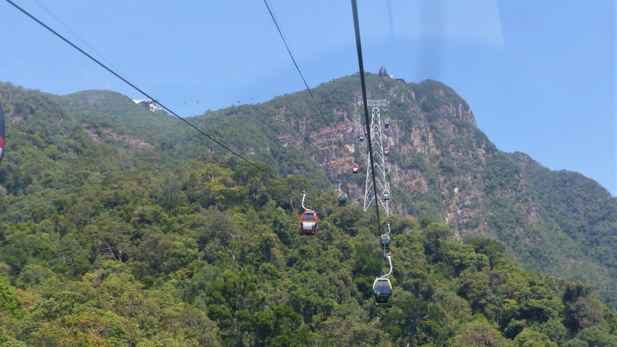 Jedna z nejstrmějších visutých lanovek na světě