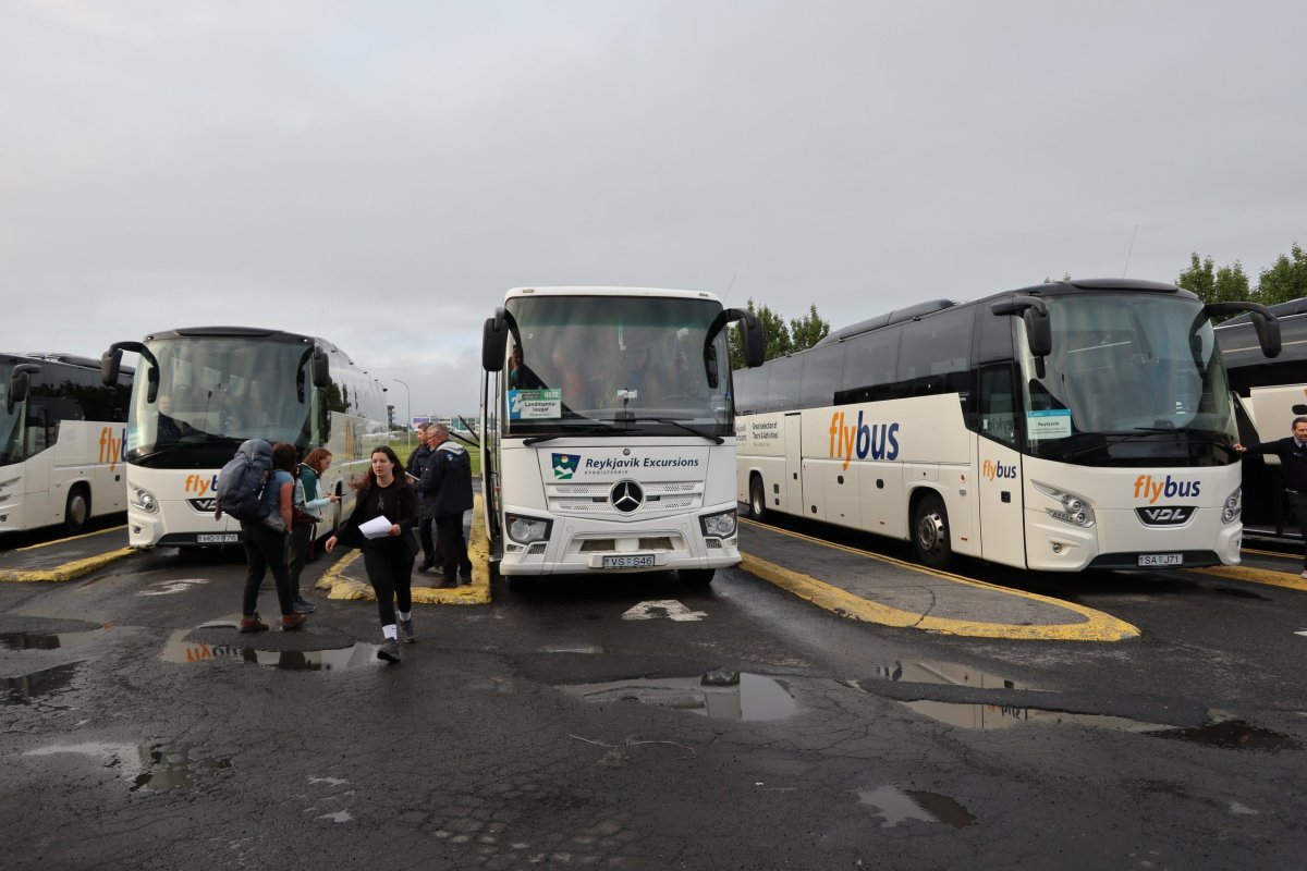 Náš autobus do Landmannalaugaru