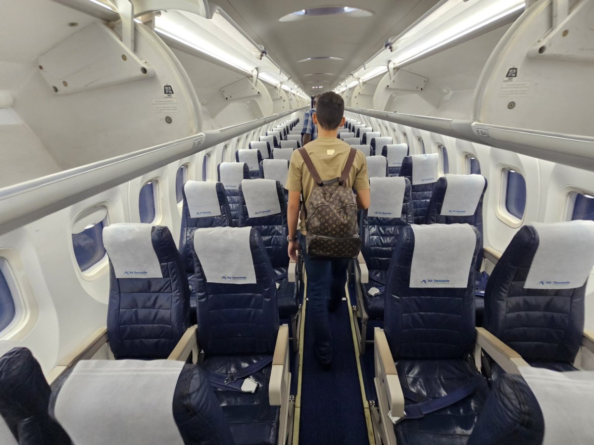 Kabina letadla Bomardier Dash 400